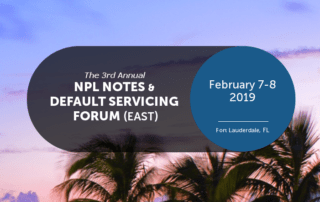 NPL Notes & Default Servicing Forum