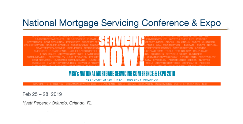 National Mortgage Servicing Conference & Expo 2019