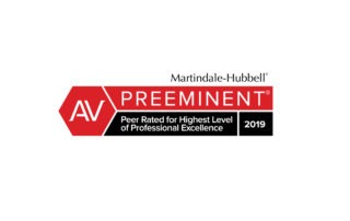 Martindale-Hubbell AV Preeminent Peer Review Rating